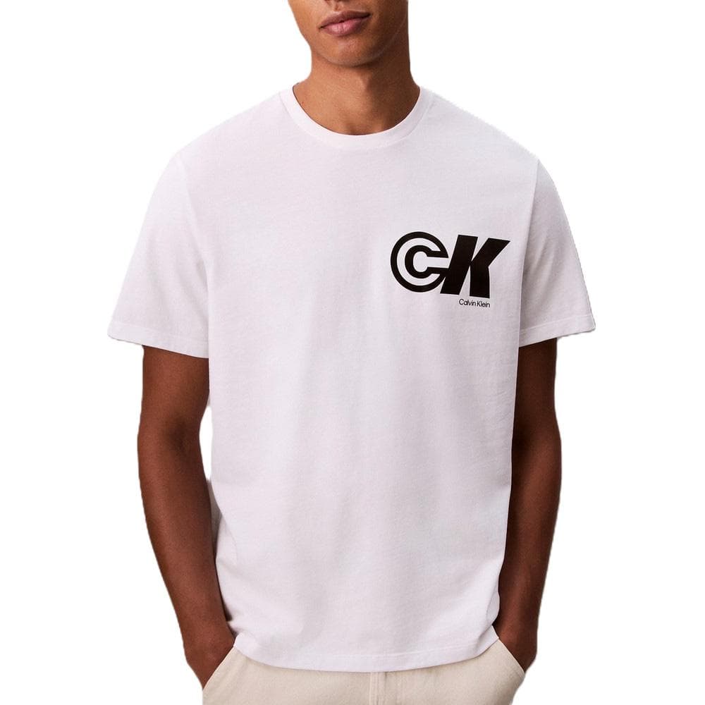 T-Shirt Blanc Homme Calvin Klein Jeans 20s Ck Sport 1
