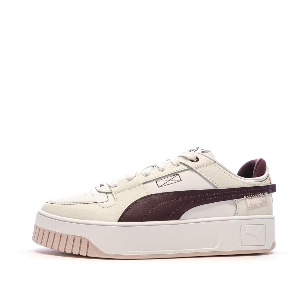 Chaussures Beige/Bordeaux Femme Puma Carina Street VTG 1
