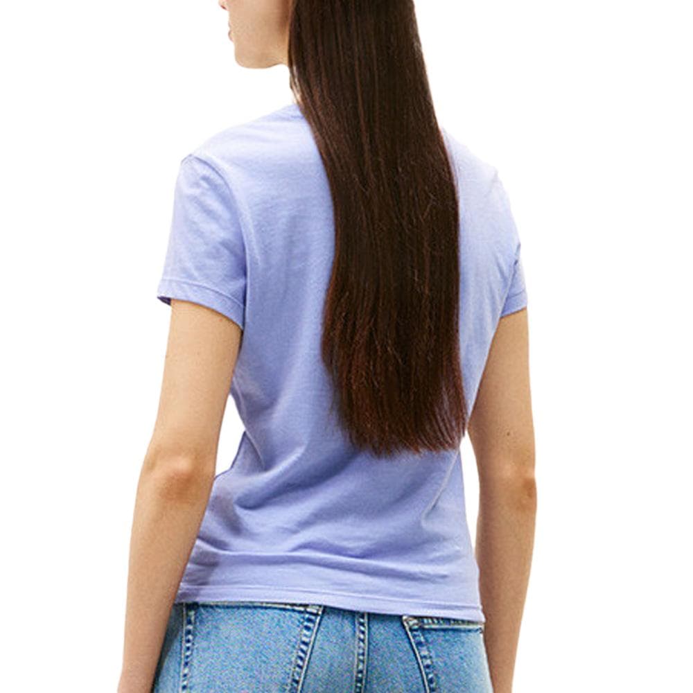 T-Shirt Mauve Femme Tommy Hilfiger Logo 2