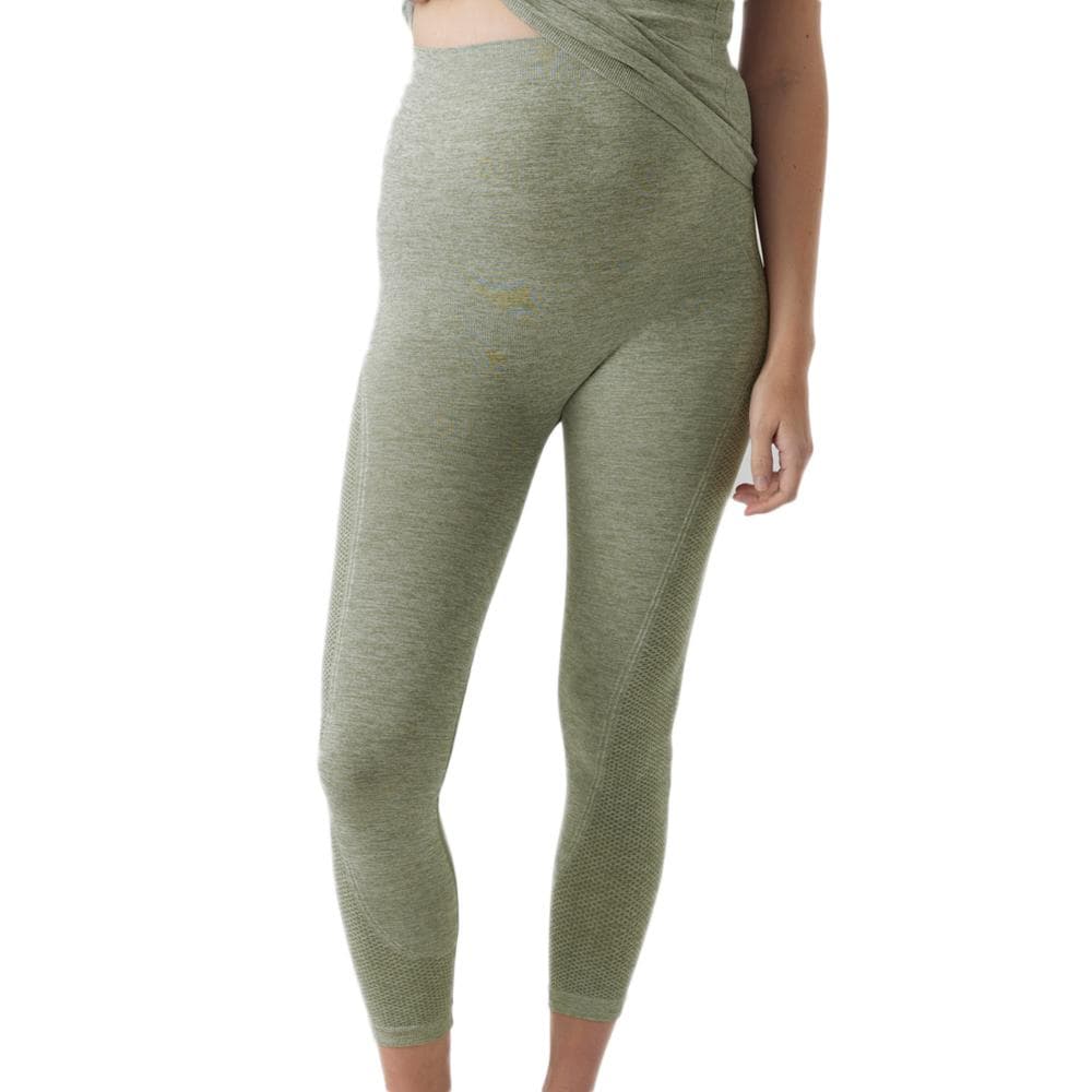 Legging de Grossesse Vert Femme Mamalicious 20018180 1