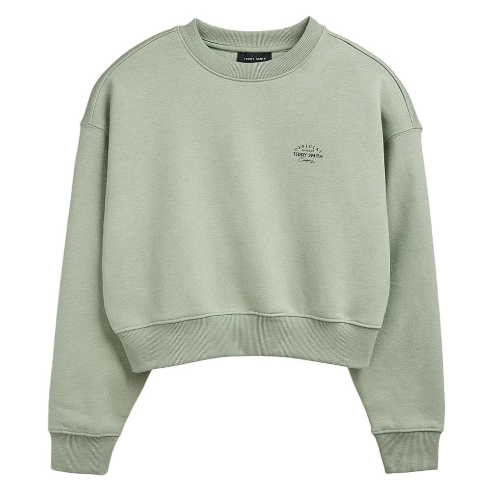 Sweat Vert Fille Teddy Smith Andrea 1