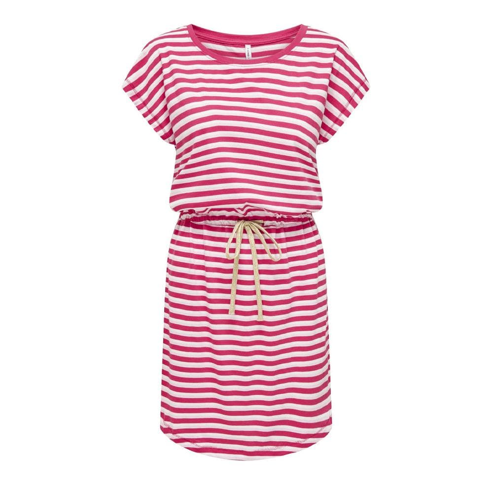 Robe à Rayure Rouge/Rose Femme ONLY 15320314 1