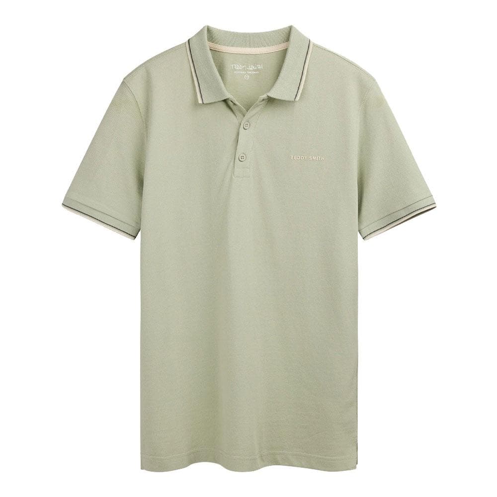 Polo Vert Clair Homme Teddy Smith Pasian 2 1