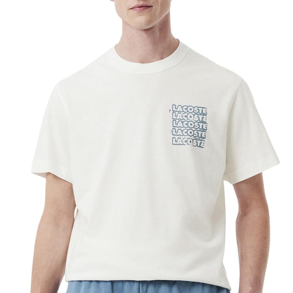 T-shirt Écru Homme Lacoste Classic Fit 1