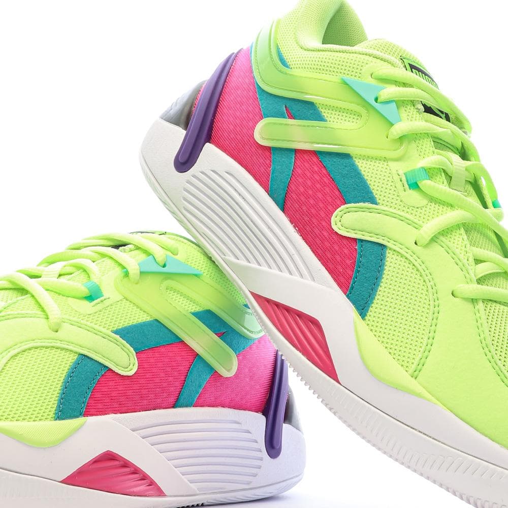 Chaussures de basketball Vert/Rose Homme Puma TRC Blaze Court Daytona 7
