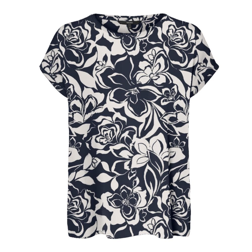 T-Shirt Marine/Blanc Femme Vero Moda Mava 1