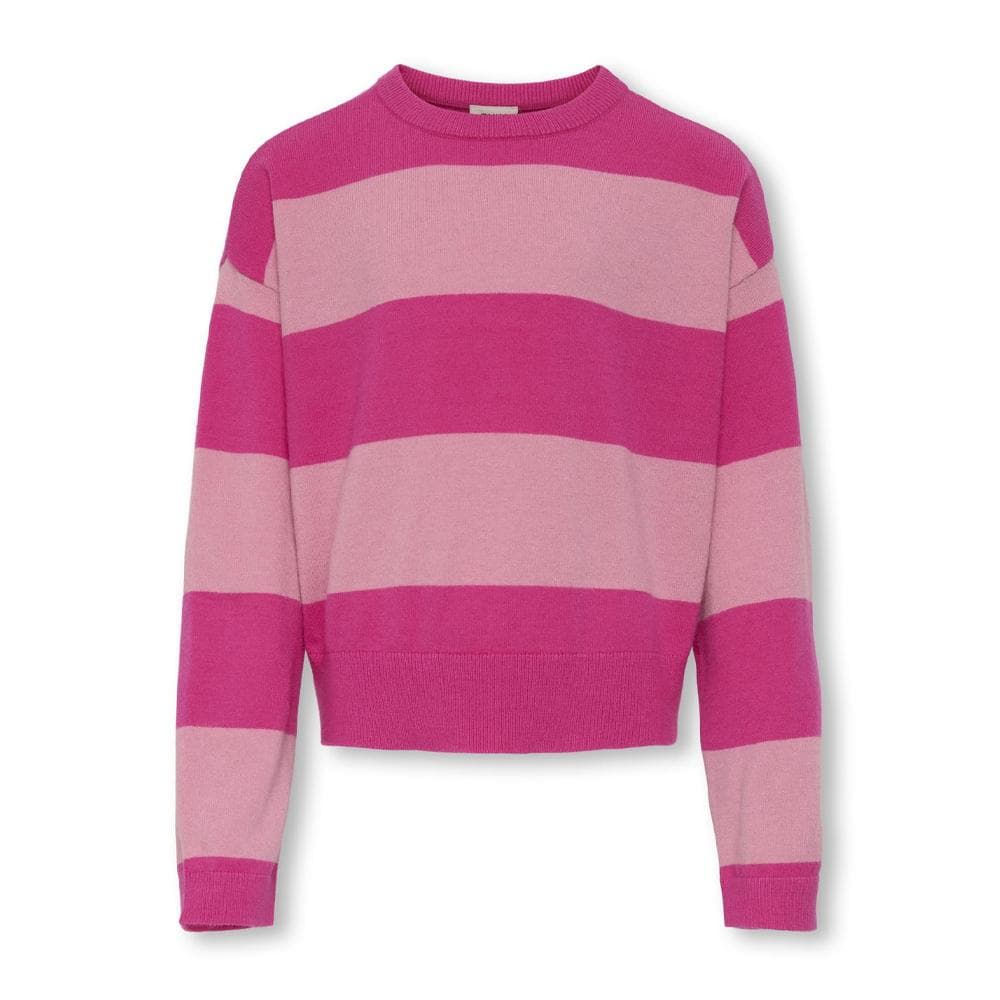 Pull Rose Fille Kids ONLY Kogtala Stripe Oneck 1