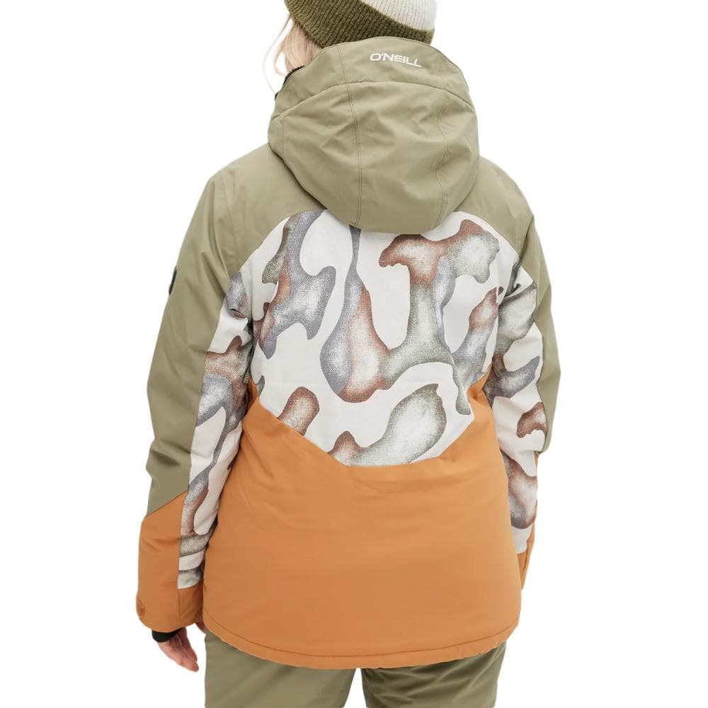 Manteau Orange/Kaki Femme O'Neill Carbonite 2