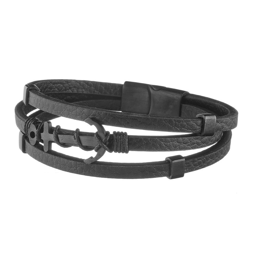 Bracelet Noir Geographical Norway 315001 1