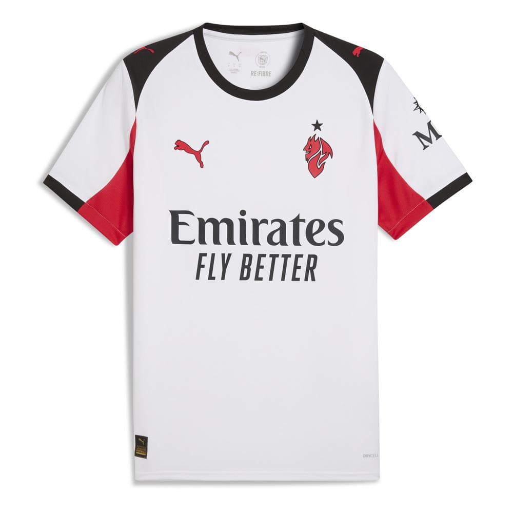 ACM Milan Maillot de Football Blanc/Rouge/Noir Homme Puma 25/26 1
