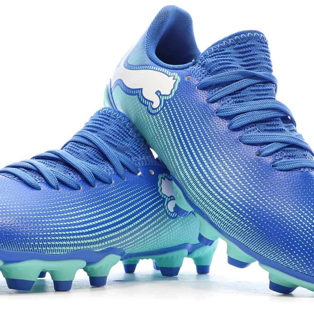 Chaussures de football Bleu Garçon Puma Future 7 Play FG/AG 7