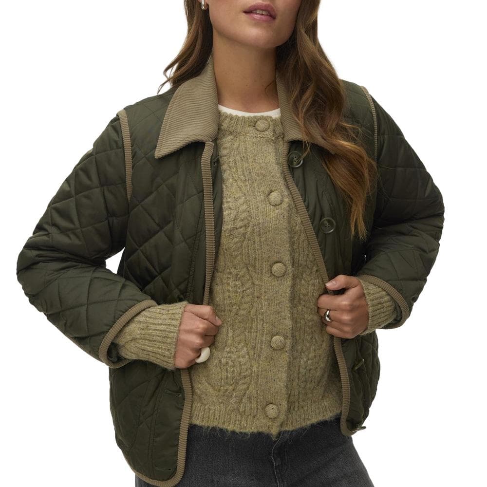 Veste Matelassée Kaki Femme Vero Moda Mily 1