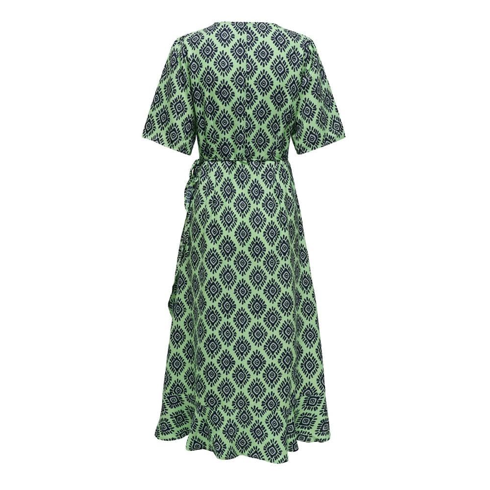 Robe longue Vert Fluo Femme Only Leah 2