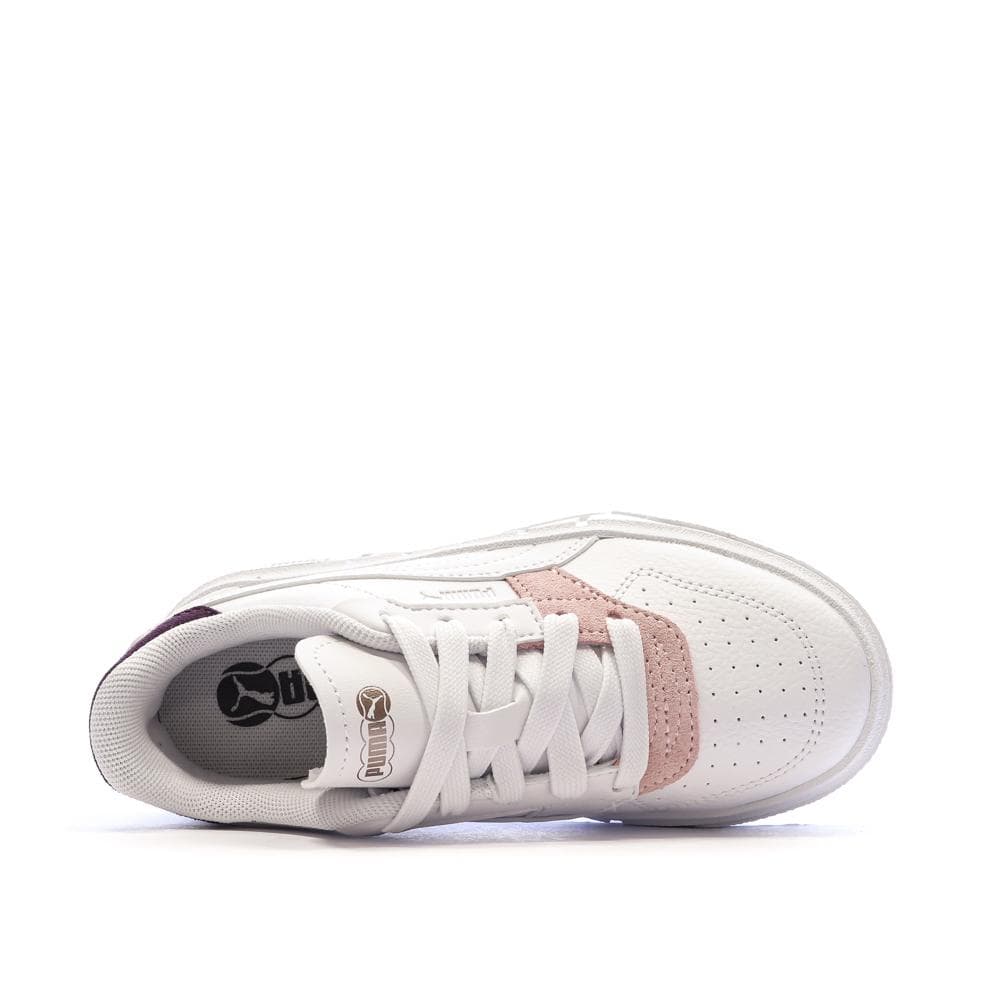 Baskets Blanc/Rose Fille Puma Puma Cali Court Match 4