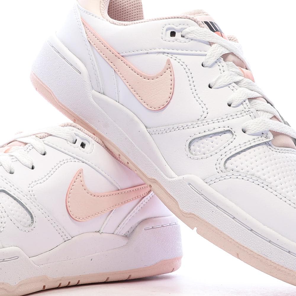 Baskets Blanc/Rose Fille Nike Full Force Lo 7