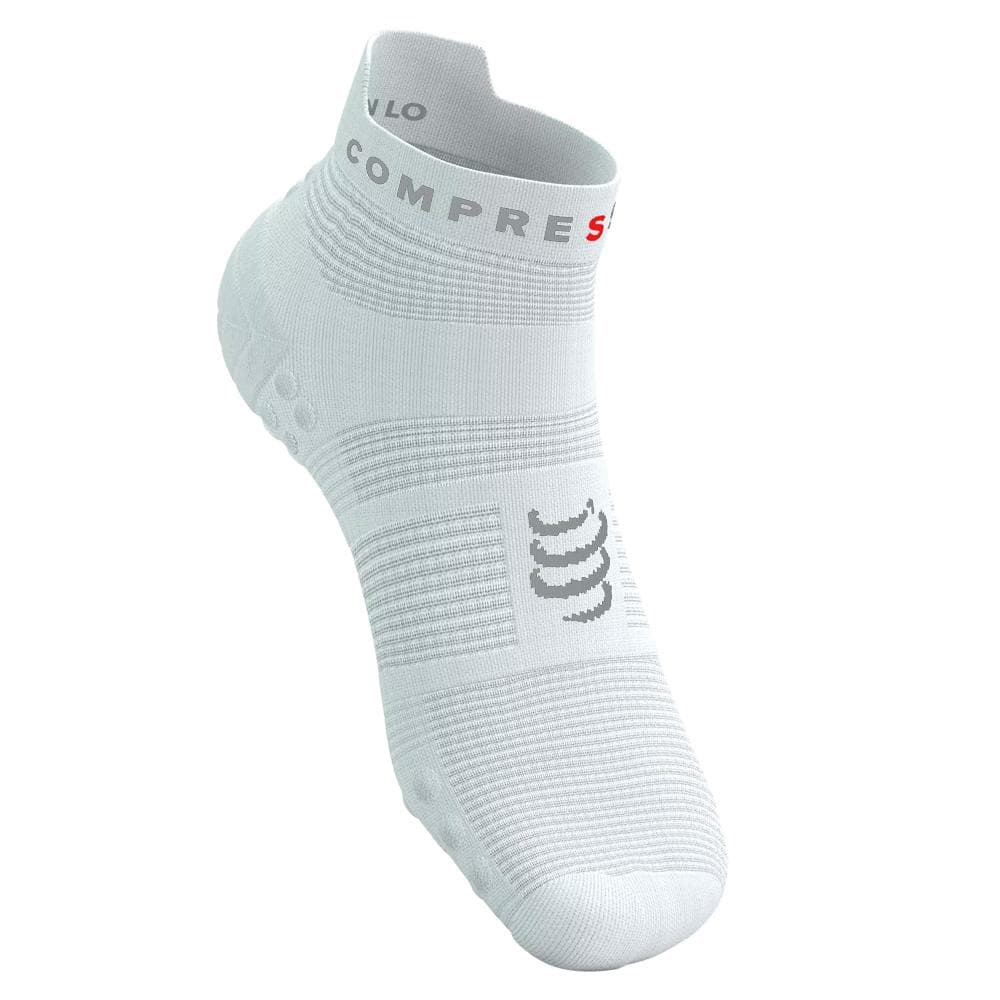 Paire de Chaussettes Blanches Homme Compressport Pro Racing 2