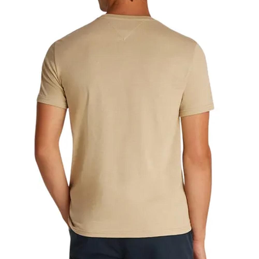 T-shirt Marron Homme Tommy Hilfiger Jaspe 2