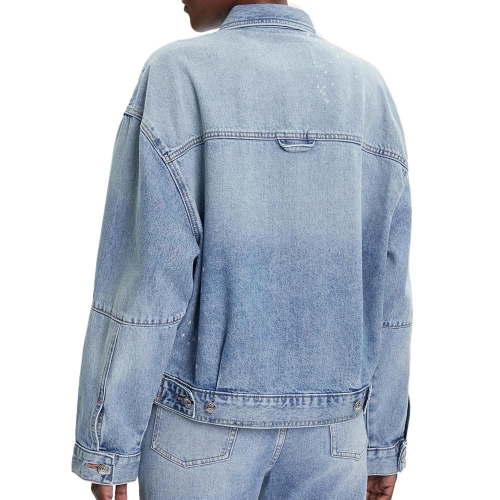 Veste en Jean Bleu Femme Calvin Klein Jeans Denim Jacket 2