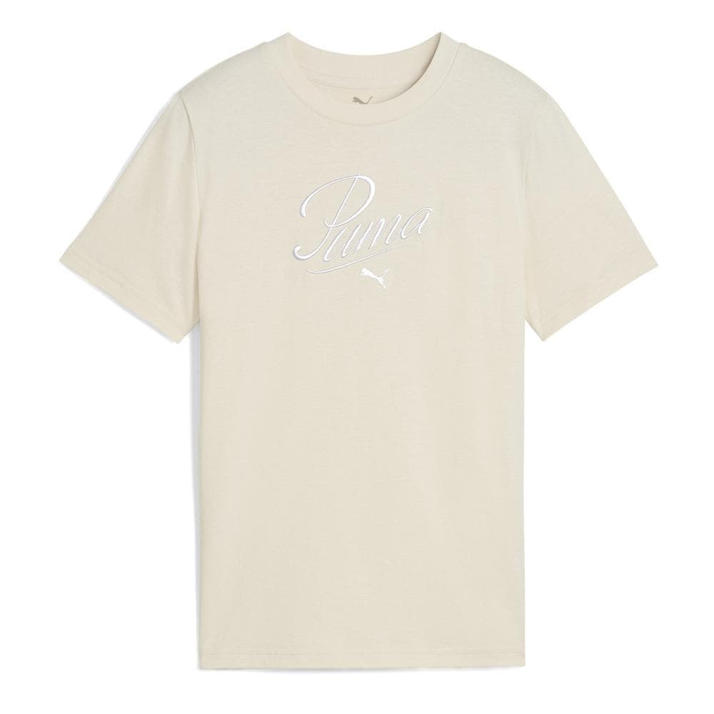 T-Shirt Beige Fille Puma Script 1