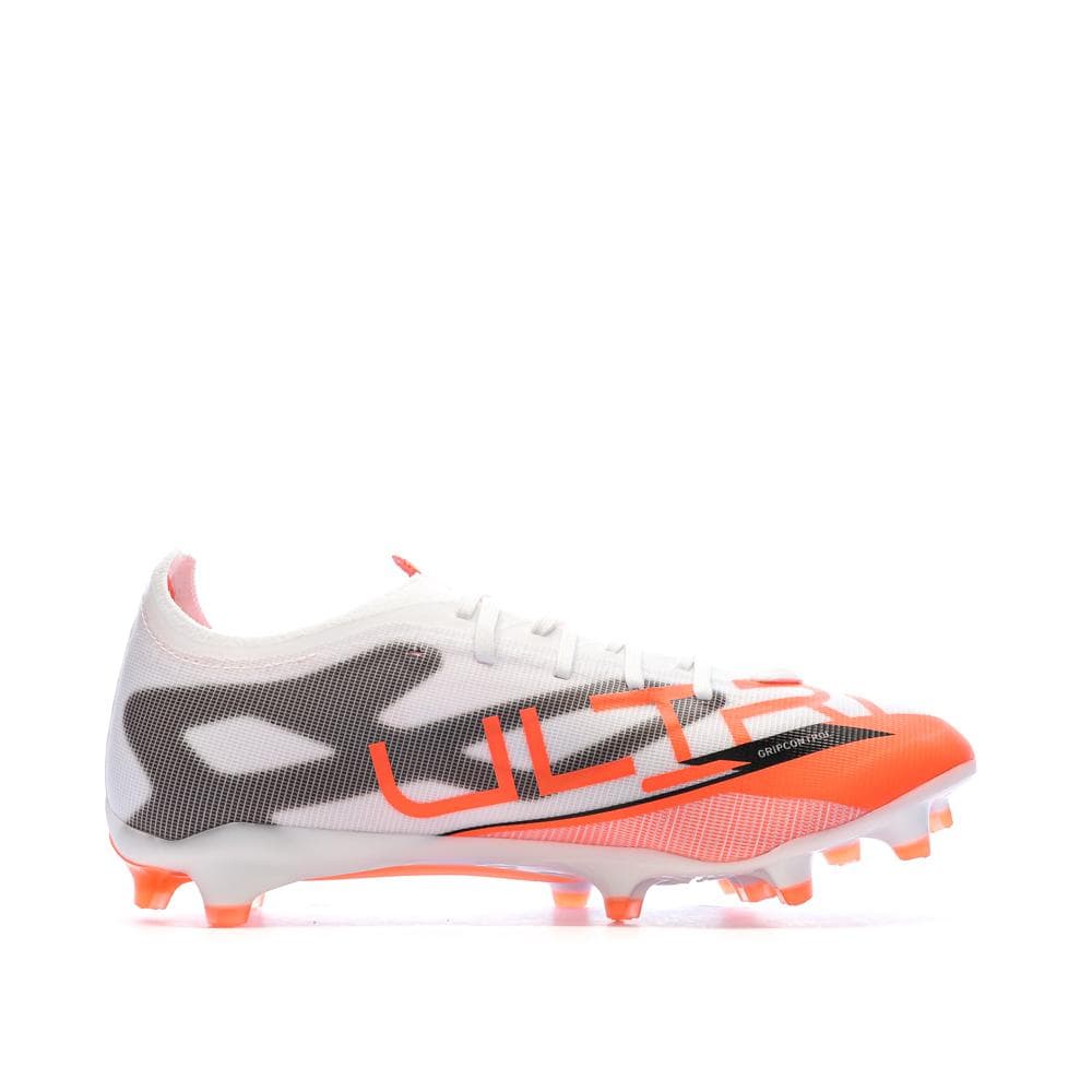 Chaussures de football Blanches/Oranges Homme Puma Ultra 5 Match 2