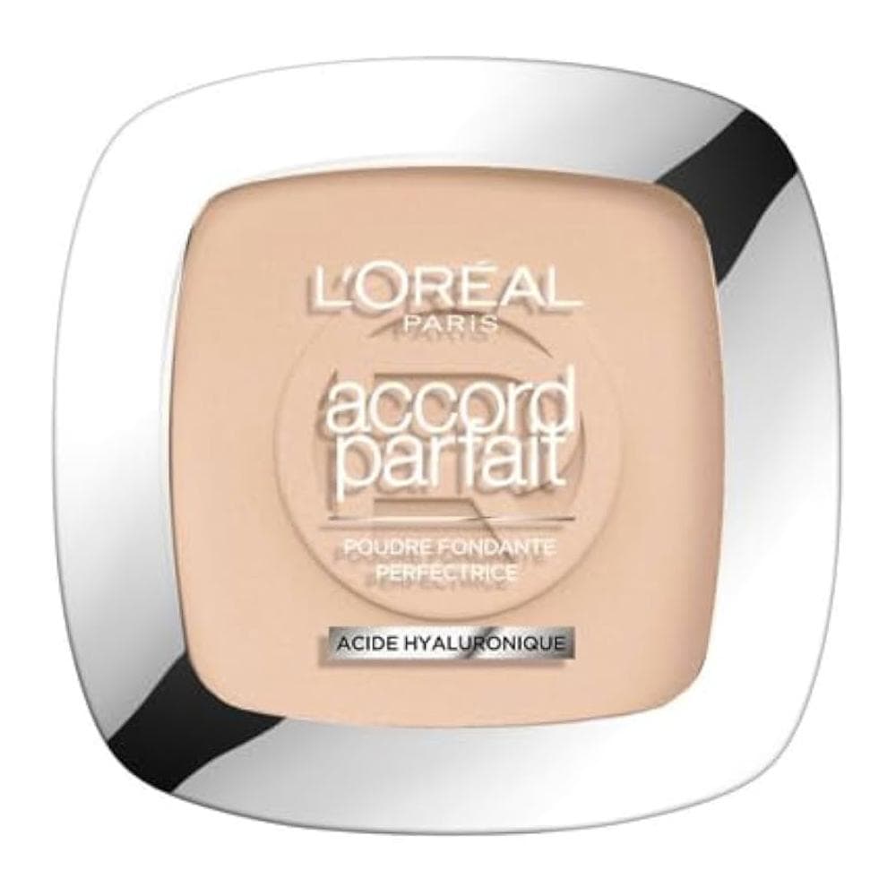 Poudre Fondante Perfectrice Accord Parfait L'Oréal Paris 1R/1C Ivoire Rosé 1