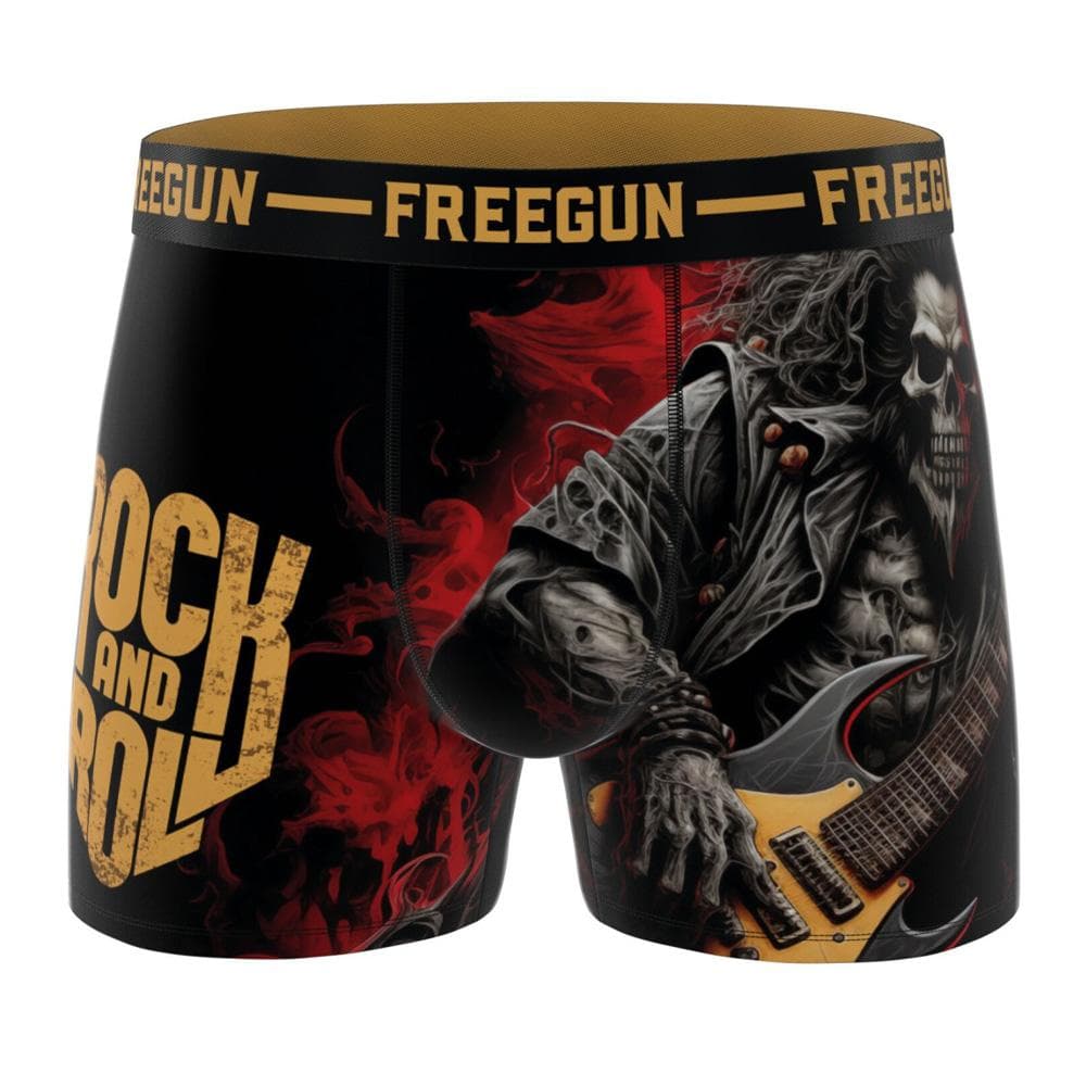 Boxer Noir Garçon Freegun Monstre 1