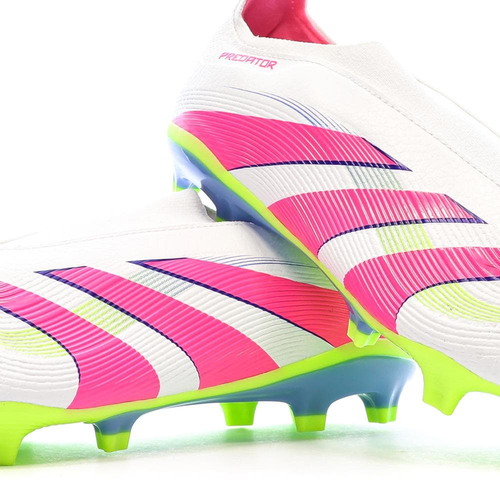 Chaussures de Foot Blanc/Rose Homme Adidas Predator League Ll FG/MG 7