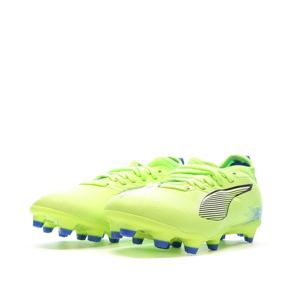 Chaussures de Foot Jaune Fluo Junior Puma Ultra 5 Match FG/AG 6