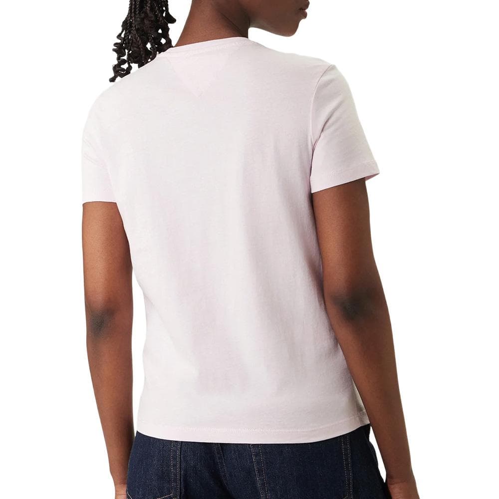 T-Shirt Rose Pale Homme Tommy Hilfiger Tjw Reg Essential 2