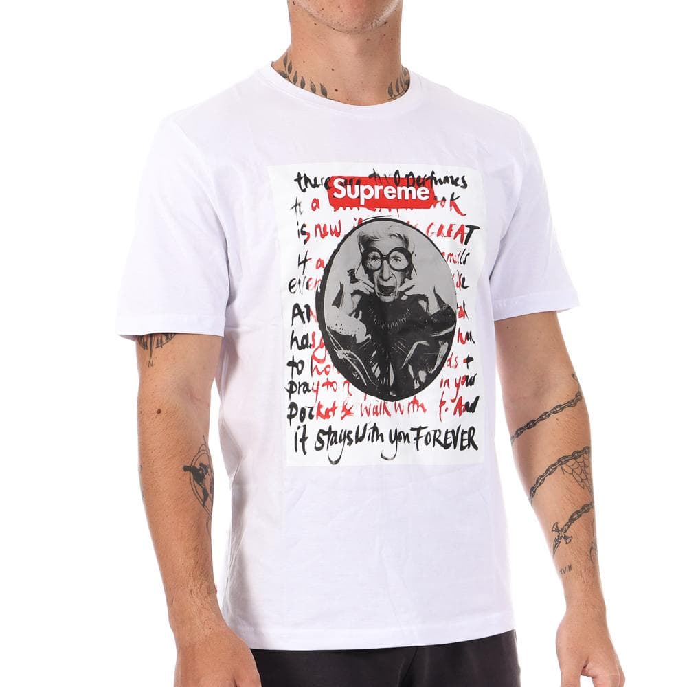 T-shirt Blanc Homme Supreme Grip Elderly 1