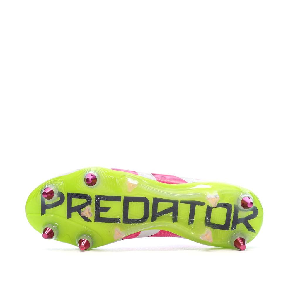 Chaussures de Foot Blanc/Rose Adidas Predator Elite Ll SG 5