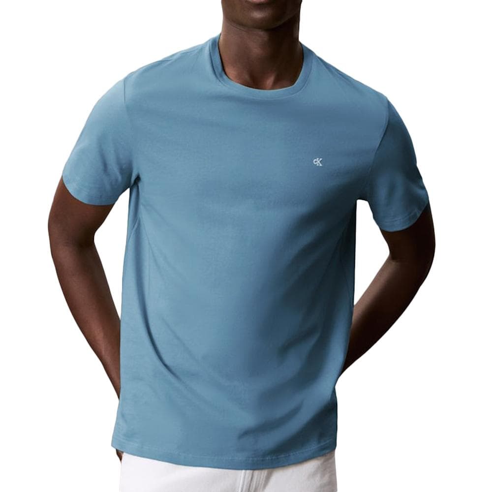 T-shirt Bleu clair Homme Clavin Klein Smooth 1