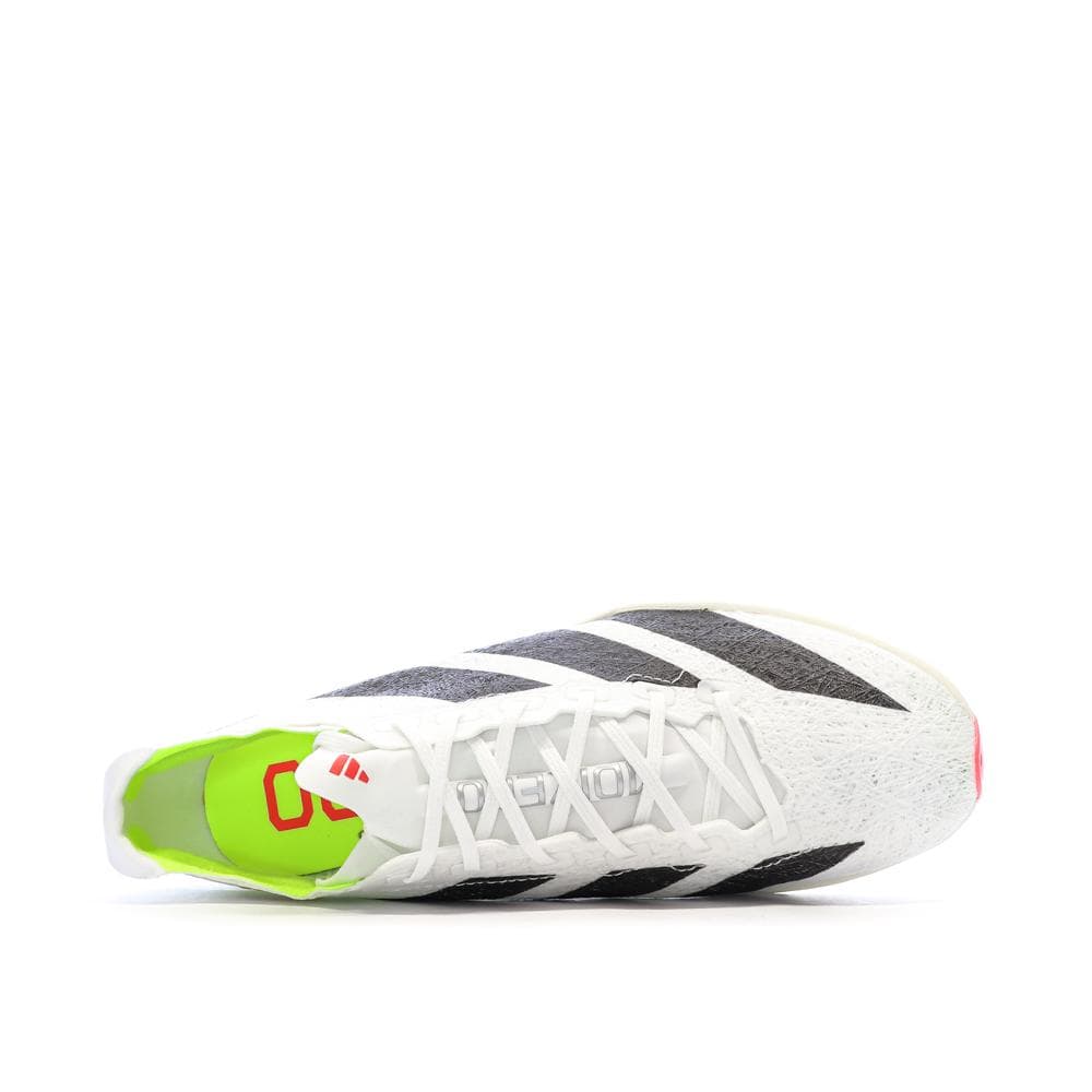 Chaussures d'athlétismes Blanches/Noires homme Adidas Adizero Prime 4