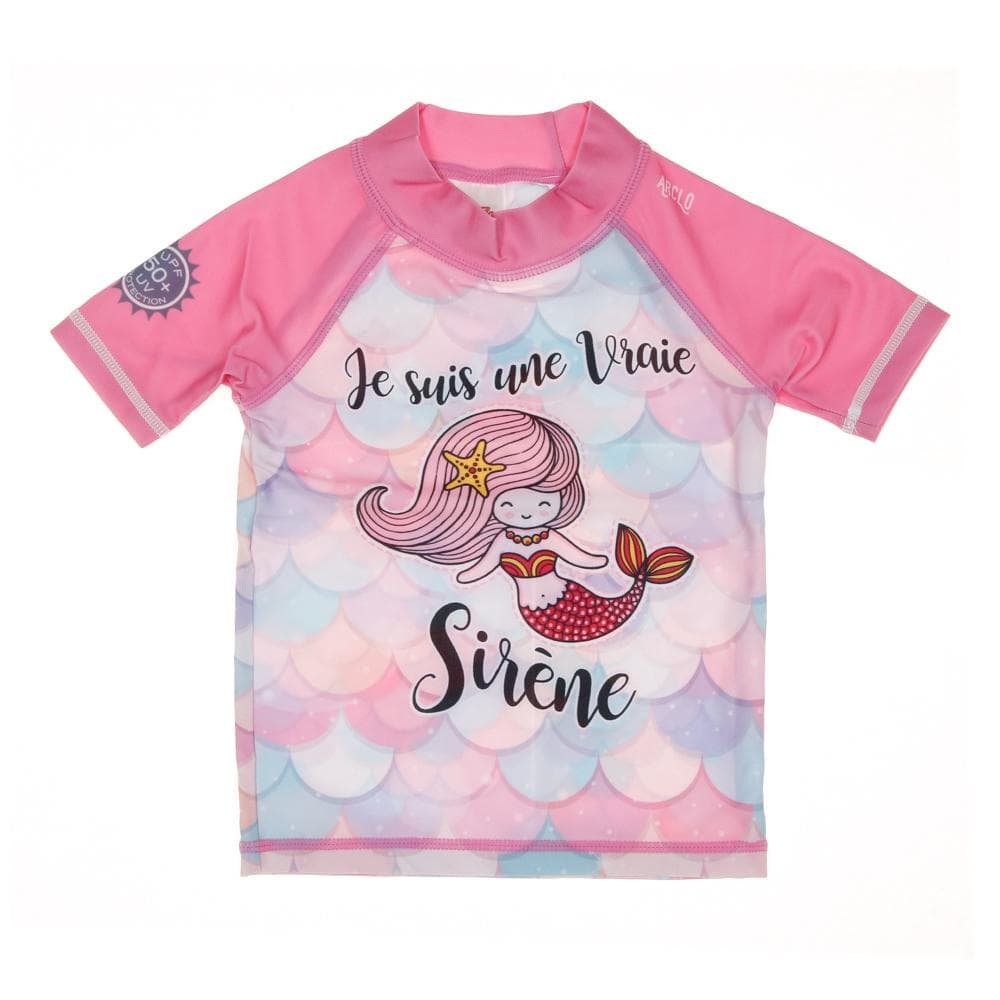 Lycra anti UV Rose Fille Arclo Sirene 1