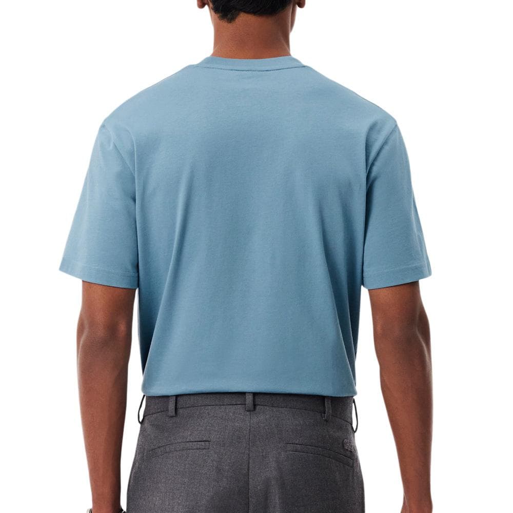 T-Shirt Bleu Homme Lacoste Classic Fit Weight 2