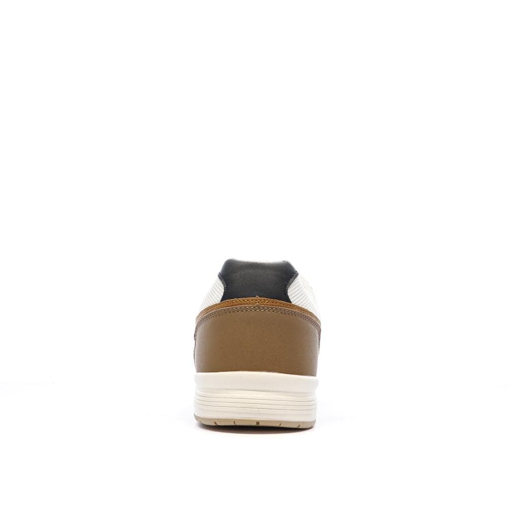 Baskets Blanc/Marron Homme Umbro Slade 3