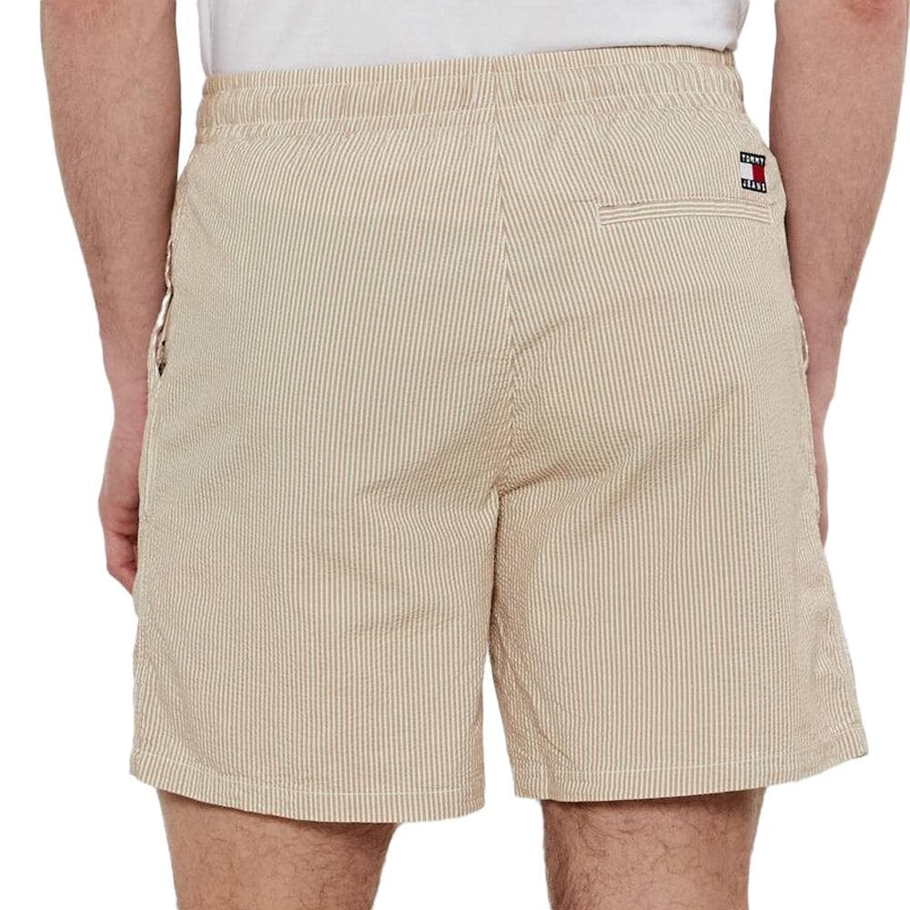 Short Beige Homme Tommy Jeans Seersucker 2