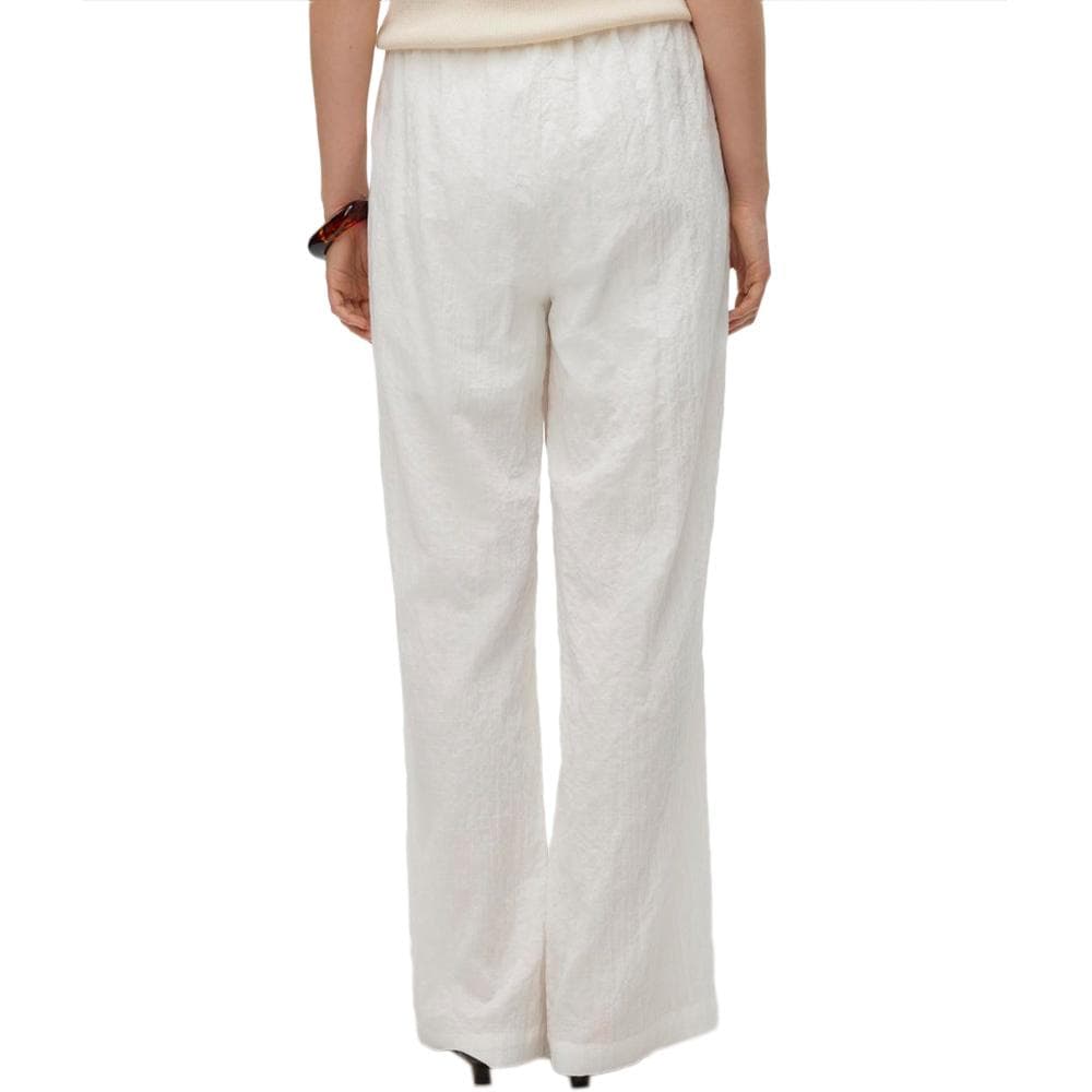 Pantalon Toile Blanc Femme Vero Moda Viola 2