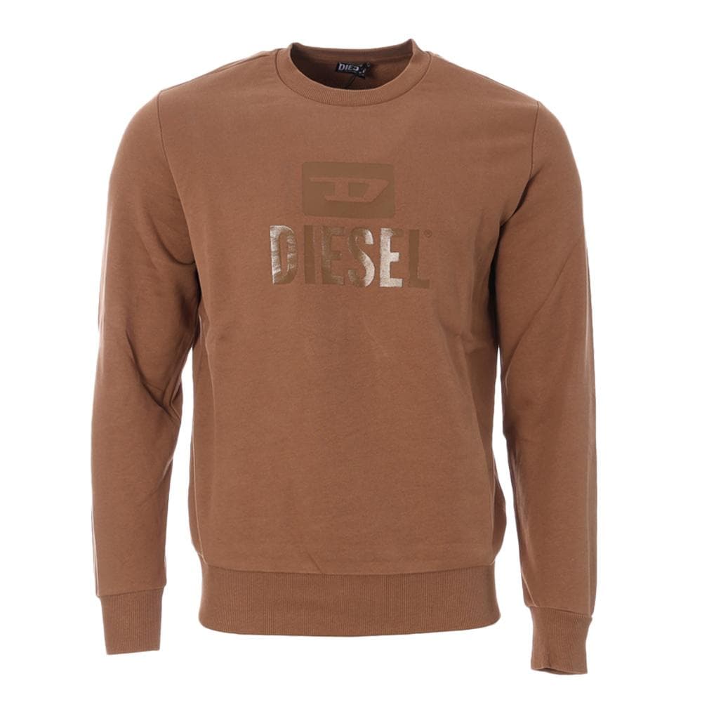Sweat Marron Homme Diesel Felpas 1