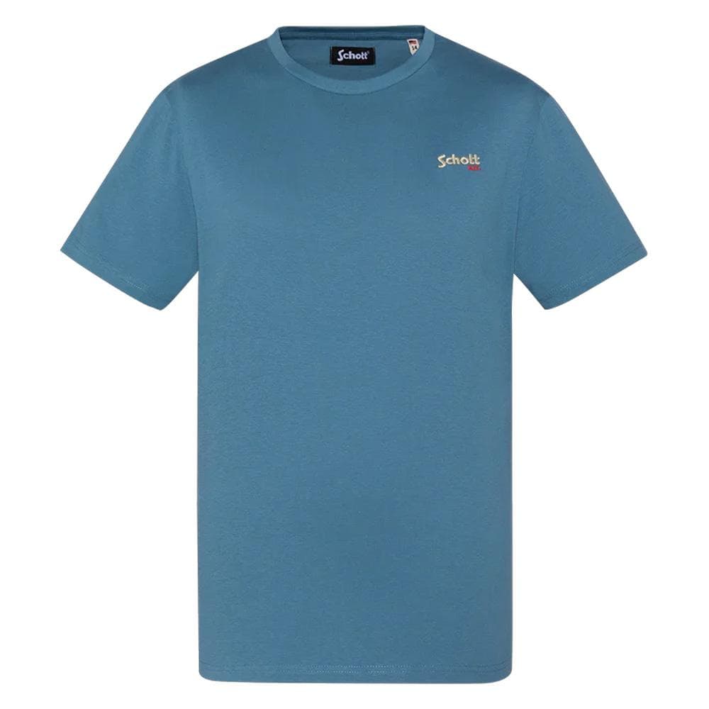 T-Shirt Bleu Garçon Schott RODE 1