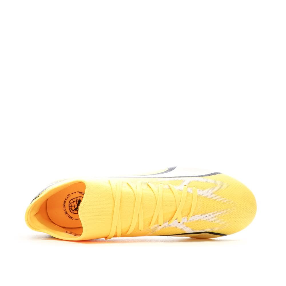 Chaussures de Foot Jaunes Homme Puma Ultra Match FG/AG 4