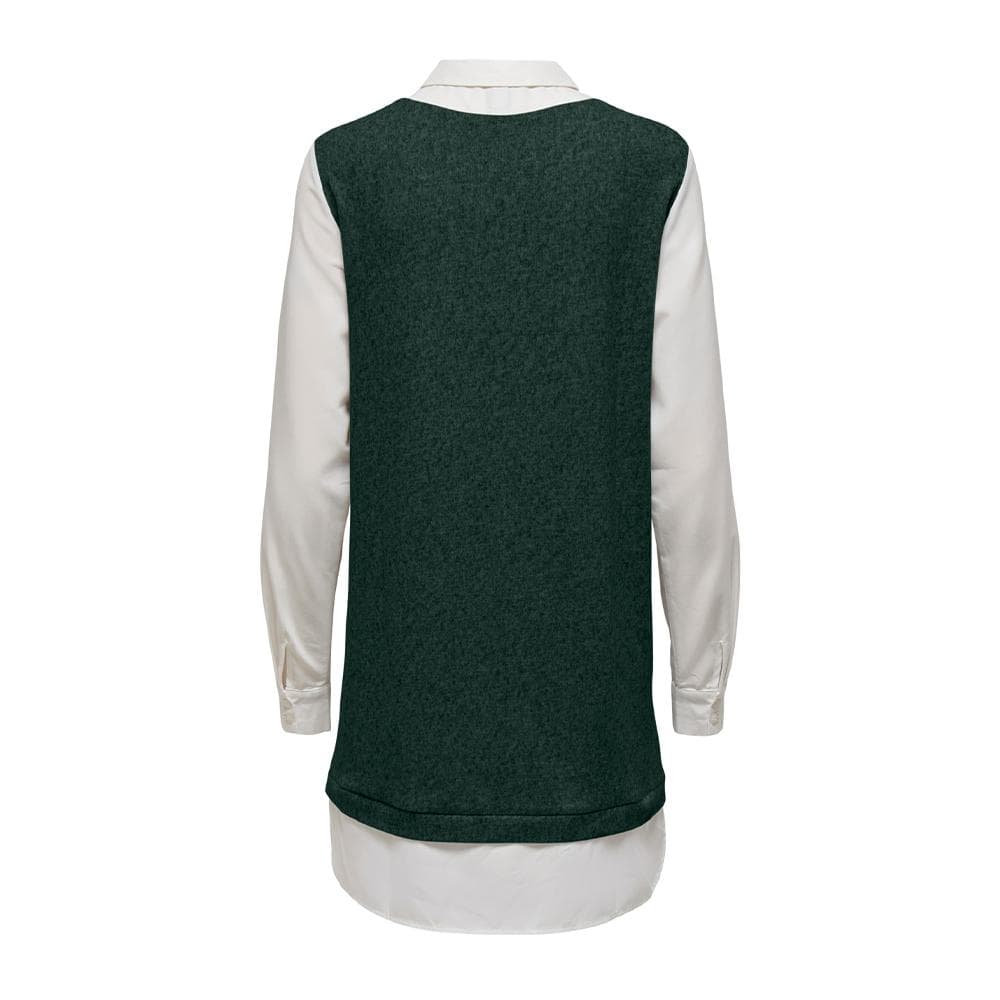 Robe Verte/Blanche Femme JDY Tonsy 2