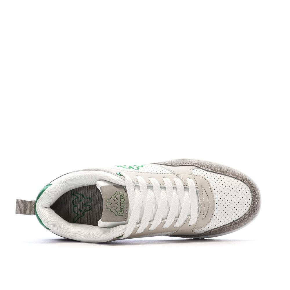 Baskets Blanc/Vert Garçon Kappa Logo Manis 4