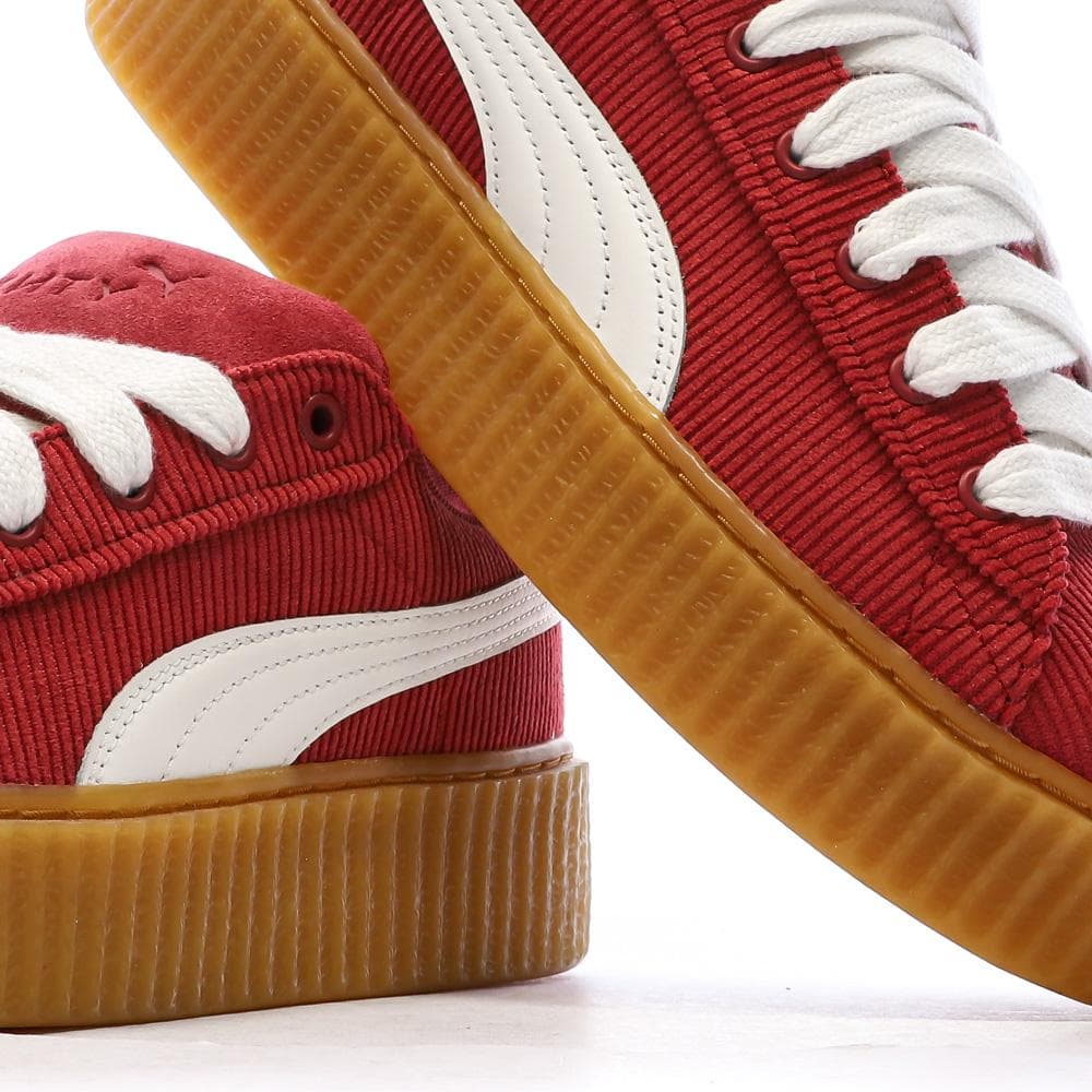 Baskets Rouge Mixte Puma Creeper Phatty Cordu 7