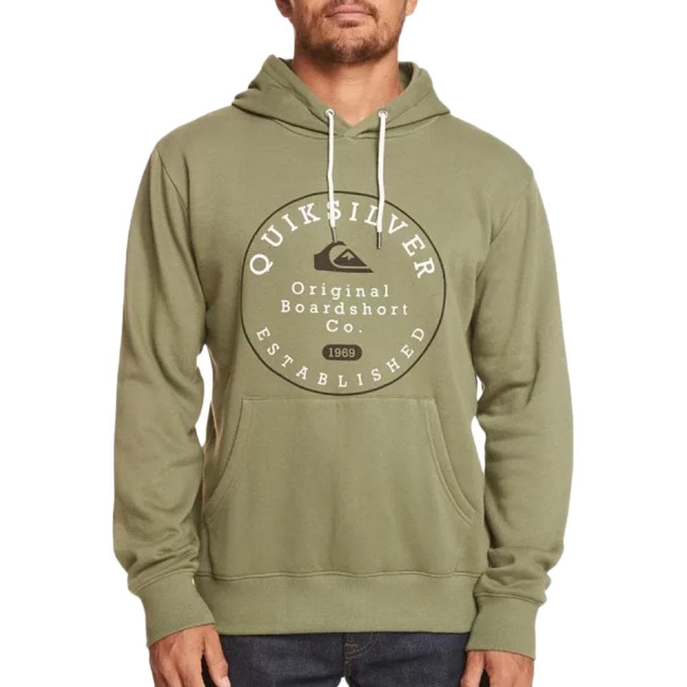 Sweat Vert Homme Quiksilver Circletrimhood 1