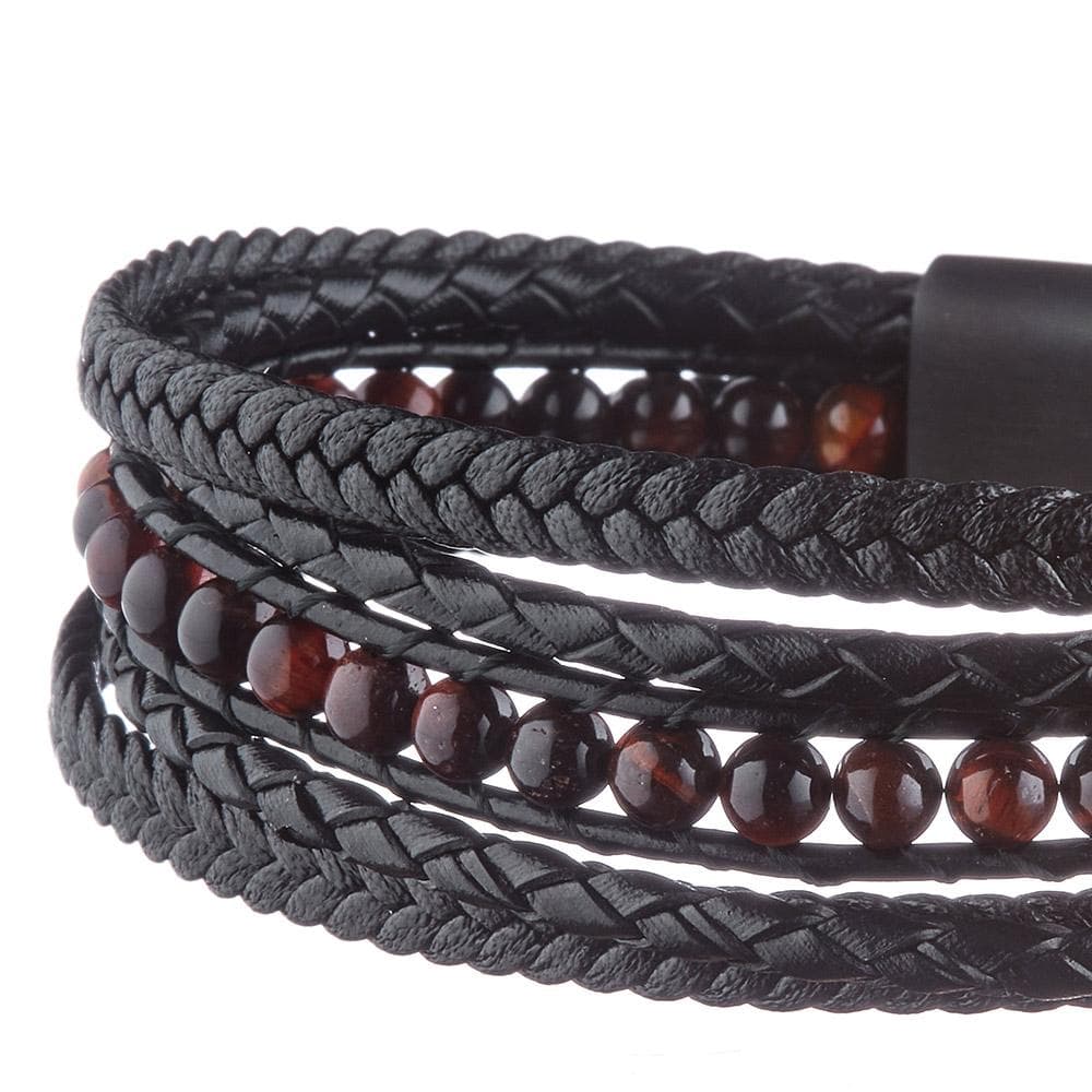 Bracelet Noir Homme Geographical Norway 315043 3