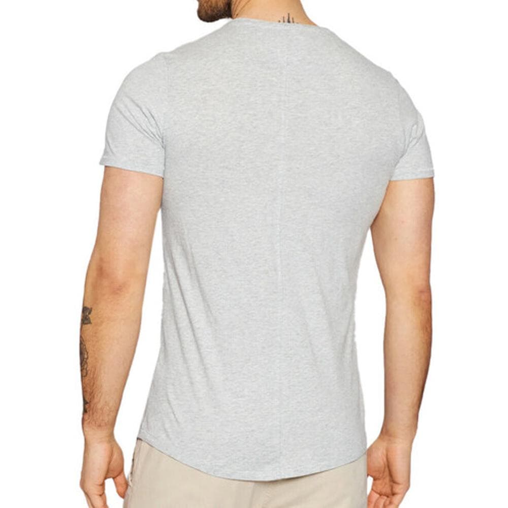 T-shirt Gris Chiné Homme Tommy Hilfiger Slim Jaspe 2