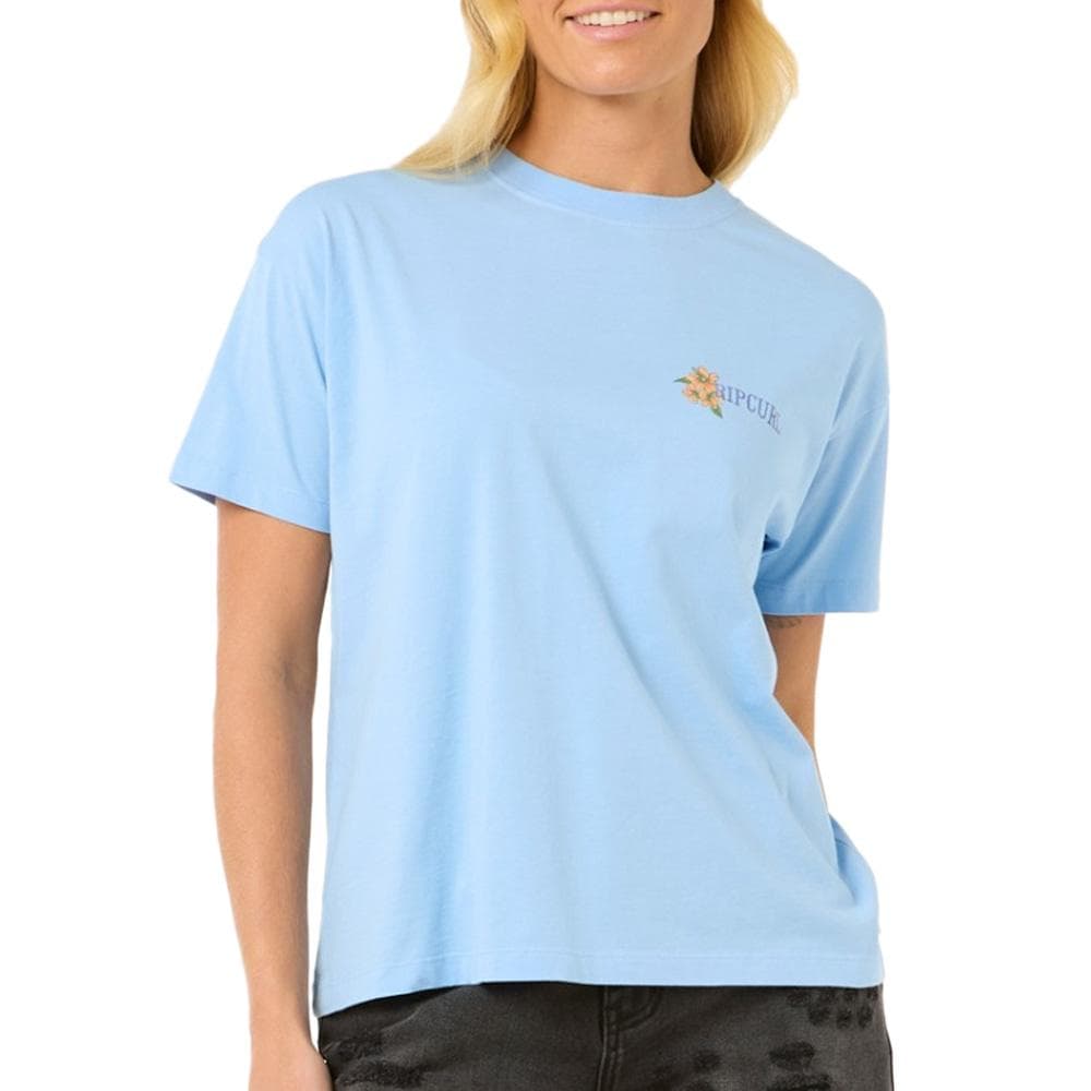 T-Shirt Bleu Femme Rip Curl Joya Relaxed 1