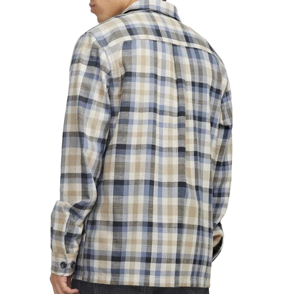 Chemise Beige/Marine Homme Jack & Jones Raymond 2