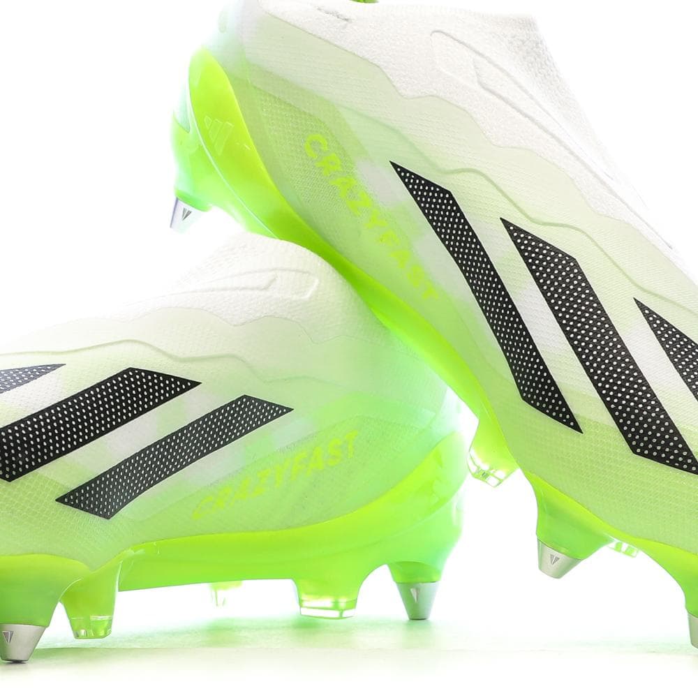 Chaussures de Foot Blanc/Jaune Adidas X Crazyfast.1 Ll SG 7